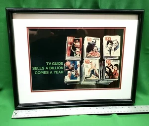 TV Guide 1970er Jahre Marketingpräsentation gerahmte Folie ein (oder zwei) einer Art! - Bild 1 von 10