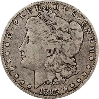 1895-O MORGAN DOLLAR GRADED VG-10 PCGS HOUSED IN GOLD LABEL HOLDER - Image 1 of 4