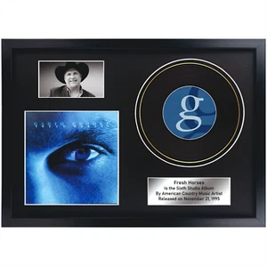 Garth Brooks – Fresh Horses / LP / Memorabilia / Souvenir in black frame Country - Picture 1 of 6