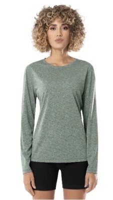 Camiseta Athletic Works Manga Larga Absorbente de Humedad XXL (20 Verde Oliva Brezo, Nueva con Etiquetas Foto 1 de 4