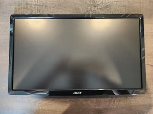 Acer Widescreen LED Monitor S201HL Looks Great/Works PERFECT w/o VGA/DVI Cord(s) - Picture 1 of 3