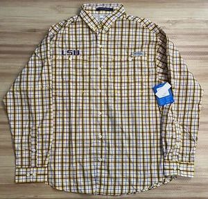 Columbia LSU Tigers Super Tamiami Langarmshirt Größe Large Herren PFG Angeln - Bild 1 von 12