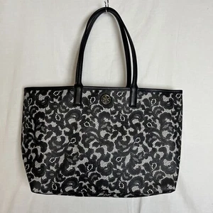 Bolso de Mano TORY BURCH Robinson Ferrara con Encaje Impresiones de Cuero - Imagen 1 de 6