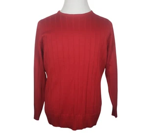 Dressbarn Damen Pullover 14-16 Rot Stretchpullover Rundhals Langarm - Bild 1 von 10
