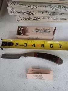 Vintage 80's Parker Edwards Eagle Brand USA  Parkerwood A1501-P  Razor Knife - Picture 1 of 5