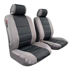 Seat Covers For Hyundai i30 GD PD 2012 - 2019 Front Canvas Jacquard GREY ELEGANT - Picture 1 of 5
