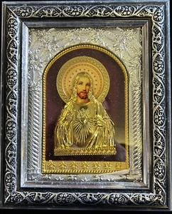 3D SACRED HEART OF JESUS Framed Picture Religious GIFT BOXED - Picture 1 of 1