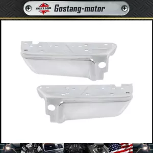 Bumper Ends Kit W/O Sensor Hole Chrome NEW For Ford F250 F350 2008-2016 LH & RH - Picture 1 of 12