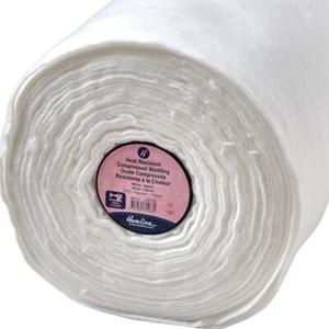 Hemline Wadding Heat Resistant Compressed Sew In 90cm White - Picture 1 of 1