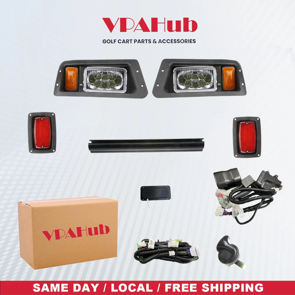 Kit de luces legales para carro de golf VPAHub 12V - 48V para Yamaha G14, G16, G19 G22 Foto 1 de 4