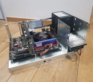 Serwer OPEN PC case S-CASE 1 ATX RAW - raw sheet / test bench / RAW HARDWARE - Zdjęcie 1 z 18