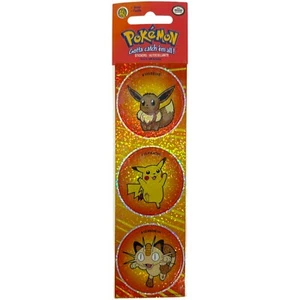 Pokémon Stickerbogen Nintendo Vintage 1999 Eevee Pikachu Meowth Sandylion - Bild 1 von 3