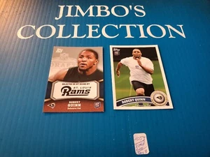 🦅2011 Topps Robert Quinn Rookie#178 &RISING RC #121 EAGLES 🦅FREE SHIP🔥COMBO🏈 - Picture 1 of 6