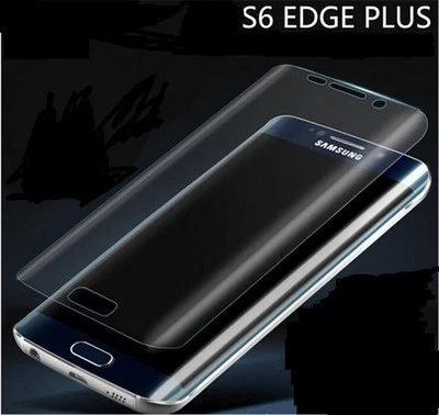 Premium Galaxy S6 Edge Plus TEMPERED GLASS Thin Screen Full Cover Protector — 第 1/2 张图片
