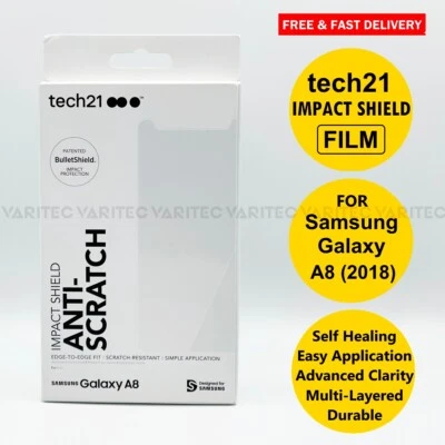 Tech21 A8 Premium Film Screen Protector Cover Guard Saver for Samsung Galaxy A8 - Image 1 of 2