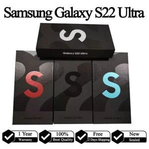 New Samsung Galaxy S22 Ultra 5G 128/256/512/1TB Unlocked T-Mobile AT&T Verizon - Picture 1 of 22