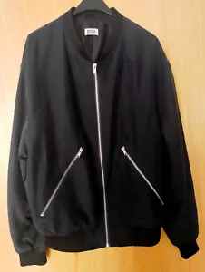 Mtwtfss Weekday womens black summer bomber jacket size M - Picture 1 of 7