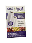 Seal A Meal 8 Inch by FoodSaver 2 Pack Food Sealer Bags Rolls Vacuum NEW