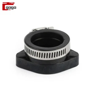 Carburetor Intake Adapter Rubber Mounting Flange Manifold For VM24 26 28 Carb PE - Picture 1 of 10