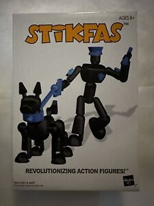 Stikfas Alpha Males K-9 Police Unit Action Figure Kit Hasbro  2003