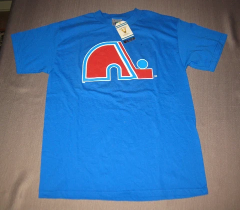Sports Quebec Nordiques Hockey 1970's Retro Logo T Shirt Tee Fan Gift New Large Cover