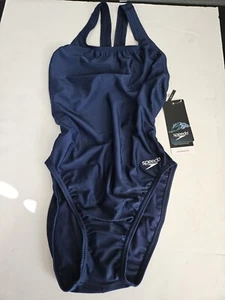 Speedo Girls' Swimsuit One Piece Prolt Super Pro Solid Youth Speedo Blue 8/34 - Picture 1 of 6