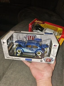 M2 MACHINES 1:24 WALMART EXCLUSIVE 1952 VW BEETLE DELUXE MODEL CHASE 1/500 - Picture 1 of 13