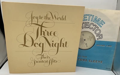 Three Dog Night Joy To The World Greated Hits Vinyl Record 1974 NICE Free Ship! - Image 1 of 4