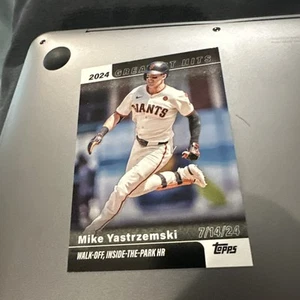 Mike Yastrzemski Greatest Hits Foil 2025 Topps Series 1 Card #GH-19 Giants - Picture 1 of 2