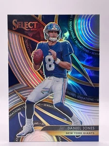 2019 Select Daniel Jones Sensations Silver Prizm Rookie RC #10 Giants - Bild 1 von 2
