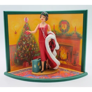 Holiday Voyage Card-Display Figurine | Non-Mint Box - Picture 1 of 3