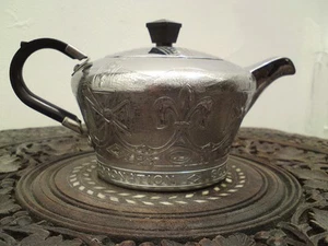 King Edward VIII Swan chromium teapot commemorative souvenir MAY 1937 coronation - Picture 1 of 1