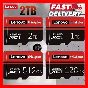 Carte mémoire micro SD TF haute vitesse Lenovo 2 To 1 To 512 Go 256 Go 128 Go 64 Go Class10 - Photo 1 sur 9