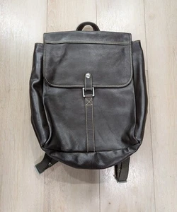 Bolso Mochila de Viaje Hidesign Beaumont Hector Cuero Marrón 2 Correas 17" - Imagen 1 de 8