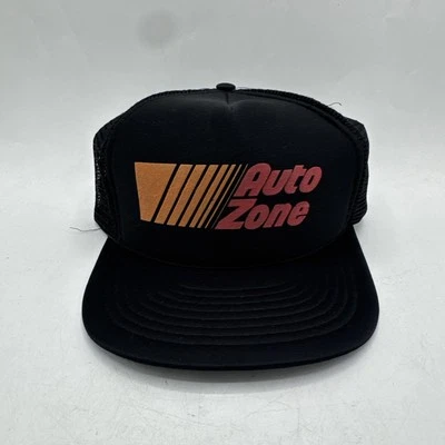 Sombrero de camionero vintage Auto Zone adultos malla espuma negro coche camión Snapback años 90 Foto 1 de 4
