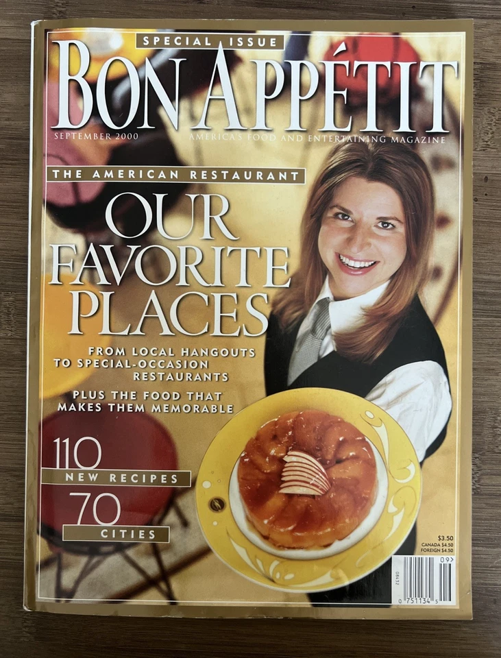 Bon Appetit Magazine Sept 2000 Vintage Ads Recipes Special Issue - Image 1 of 4