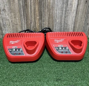 Milwaukee M12 Battery Charger. 2 Pack. Charger Only. New. Free Shipping - Picture 1 of 2