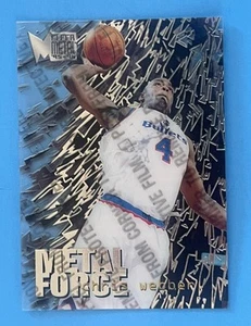Baloncesto Fleer Metal 1996 Chris Webber #15 Metal Force sin pelar como nuevo - Imagen 1 de 4