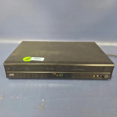 JVC HR XVC11B VCR DVD Combo Player No Remote Power Tested - Image 1 of 3