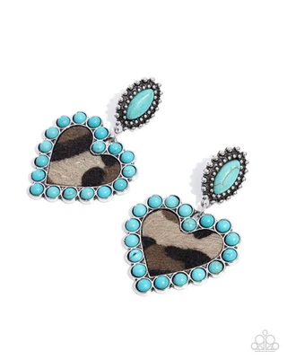 Paparazzi Earrings - Whimsical Wrangler - Blue - Image 1 of 2