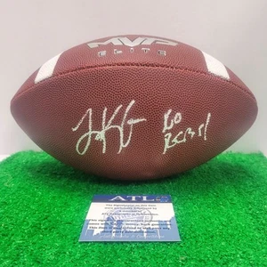 Lane Kiffin Signed Football Ole Miss Rebels Autographed Go Rebs SEC AAC COA - Picture 1 of 2