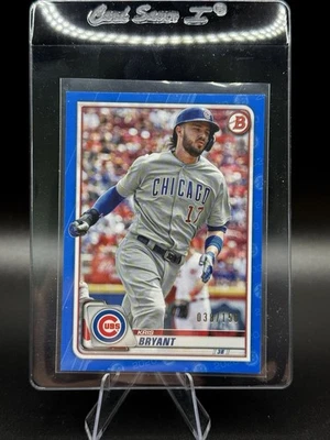 2020 Bowman Kris Bryant /150 Blue Border Cubs  - Image 1 of 2