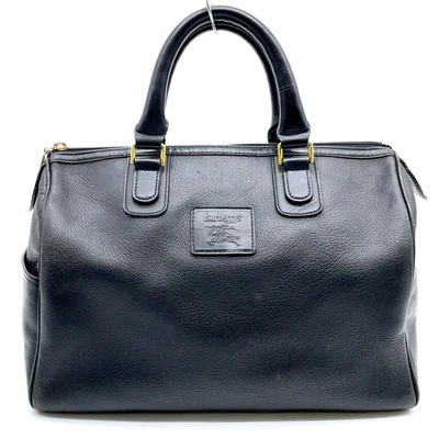 Auténtico Bolso Boston BURBERRY Nova Check Cuero Negro i110755 - Imagen 1 de 4