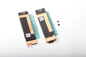 Caddy bouclier dissipateur thermique SSD M2 2280 côté R&L pour Dell XPS15 9500 9510 4TW9C 006N16 - Photo 1/10