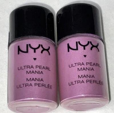2  NYX Ultra Pearl Mania Eyeshadow Pigment LP12 Purple Violet Loose Powder - Image 1 of 3