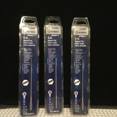 Kobalt Tools SpeedFit Speed Lowes Brand 5/16" Hex Drive 6" Round File - Image 1 of 3