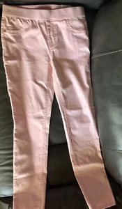 Justice Girls Pink Mid Rise Jean Leggings NWT 14 - Picture 1 of 2
