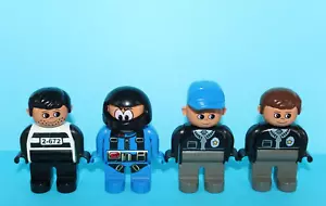 Figuras de Lego Duplo para 4 hombres - estilo antiguo - Imagen 1 de 7