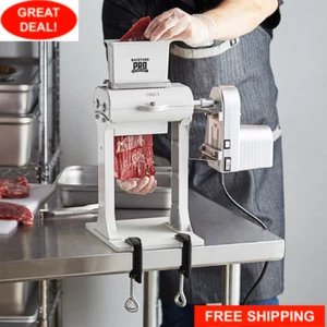 Electric Meat Tenderizer Motor Attachment Two Legs Clamps White Stainless Steel - Picture 1 of 12