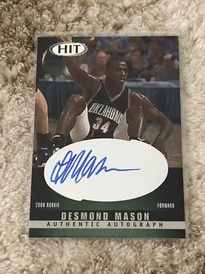 Autógrafos Sage Hit Emerald #34 Desmond Mason 2000 Foto 1 de 3